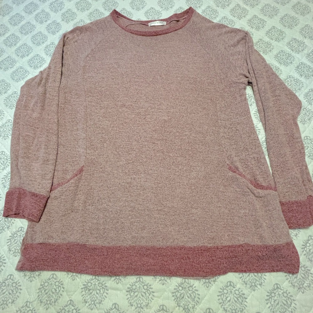 Cozy Pink Long Sleeve Top